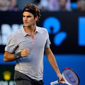 Nike Grey Roger Federer 2013 Australian Open Polo